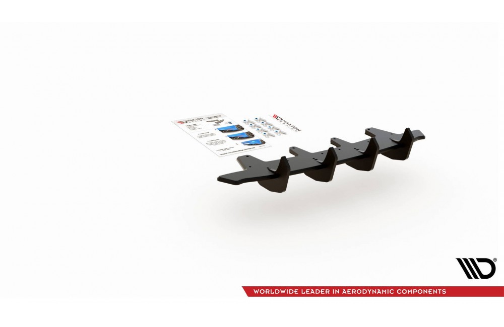 Street Pro Rear Diffuser Mercedes-AMG C43 Coupe C205 - Black