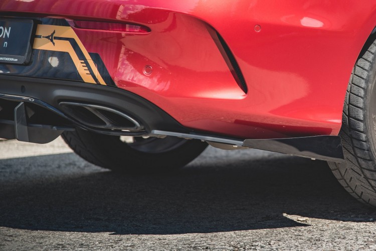 Street Pro Πίσω Πλευρικοί Splitters + Flaps Mercedes-AMG C43 Coupe C205