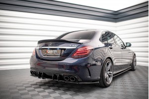 Street Pro Rear Diffuser Mercedes-AMG C 43 Sedan W205 Facelift - Black