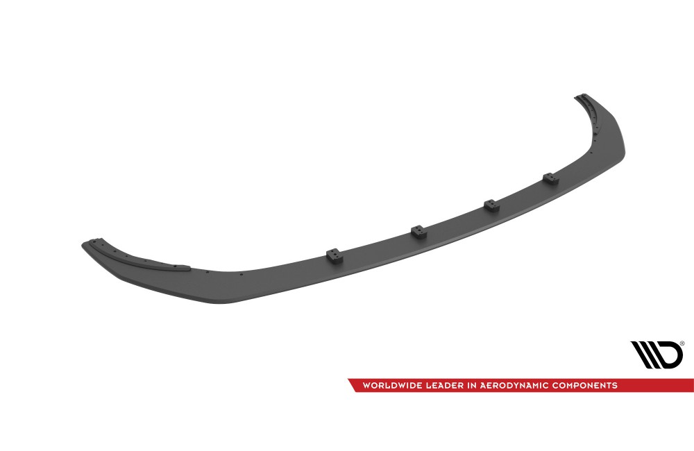 Street Pro Front Splitter Mercedes-AMG C43 Coupe / Cabrio C205  Facelift / A205 Facelift - Black