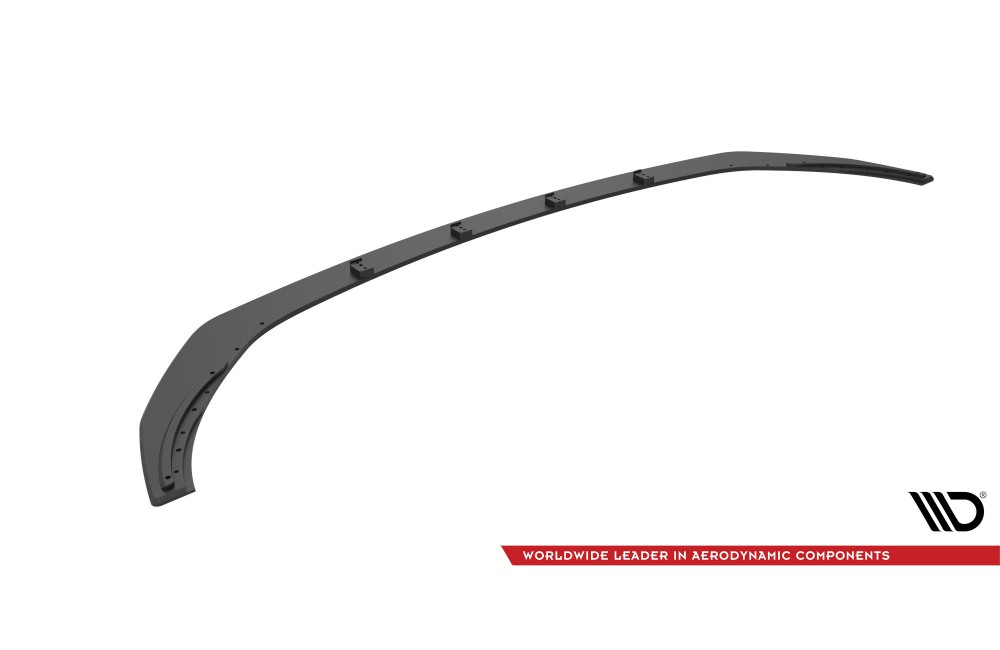 Street Pro Front Splitter Mercedes-AMG C43 Coupe / Cabrio C205  Facelift / A205 Facelift - Black