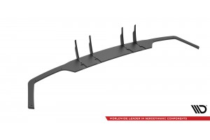 Street Pro Rear Diffuser Mercedes-AMG C43 Coupe / Cabrio C205  Facelift / A205 Facelift - Black