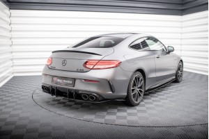Street Pro Rear Side Splitters Mercedes-AMG C43 Coupe / Cabrio C205 Facelift / A205 Facelift - Black Street Pro Rear Side Splitters Mercedes-AMG C43 Coupe / Cabrio C205 Facelift / A205 Facelift - Black