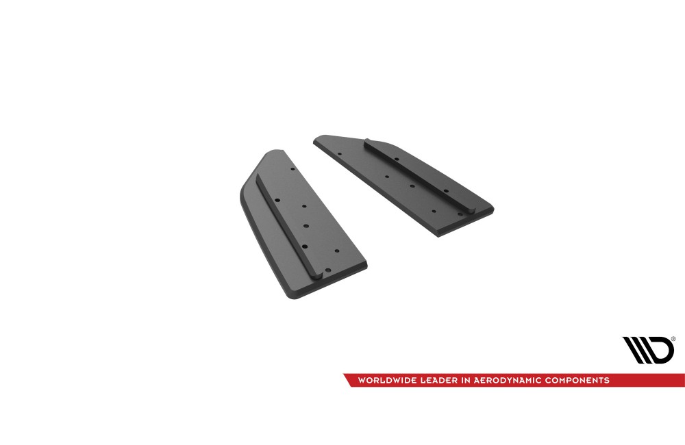 Street Pro Rear Side Splitters Mercedes-AMG C43 Coupe / Cabrio C205 Facelift / A205 Facelift - Black Street Pro Rear Side Splitters Mercedes-AMG C43 Coupe / Cabrio C205 Facelift / A205 Facelift - Black