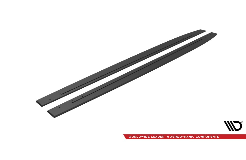 Street Pro Side Skirts Diffusers Mercedes-AMG C43 Coupe / Cabrio C205 Facelift / A205 Facelift - Black Street Pro Side Skirts Diffusers Mercedes-AMG C43 Coupe / Cabrio C205 Facelift / A205 Facelift - Black