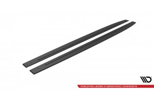 Street Pro Side Skirts Diffusers Mercedes-AMG C43 Coupe / Cabrio C205 Facelift / A205 Facelift - Black Street Pro Side Skirts Diffusers Mercedes-AMG C43 Coupe / Cabrio C205 Facelift / A205 Facelift - Black