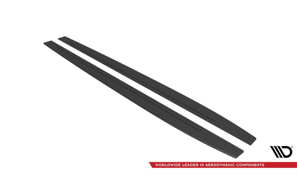 Street Pro Side Skirts Diffusers Mercedes-AMG C43 Coupe / Cabrio C205 Facelift / A205 Facelift - Black Street Pro Side Skirts Diffusers Mercedes-AMG C43 Coupe / Cabrio C205 Facelift / A205 Facelift - Black