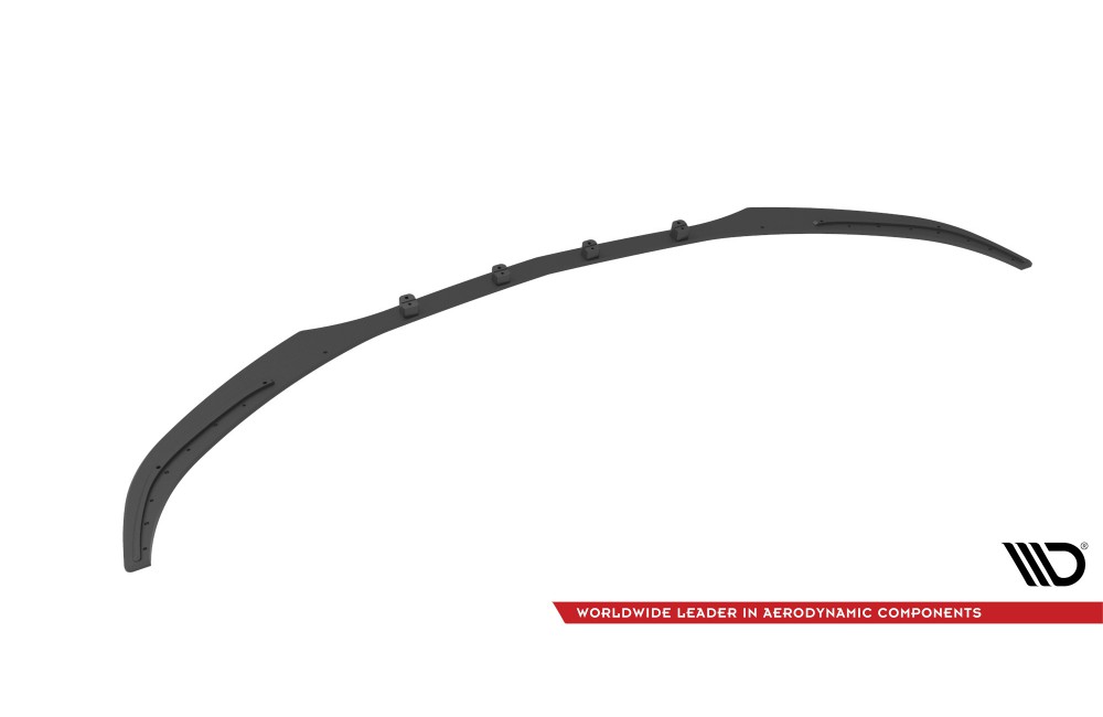 Street Pro Front Splitter Mercedes-AMG C63 Sedan / Estate W205 Facelift - Black