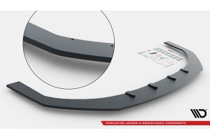 Street Pro Front Splitter Mercedes-AMG C63 Sedan / Estate W205 Facelift - Black