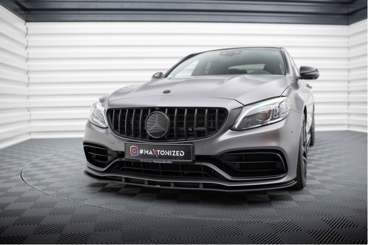 Street Pro Εμπρός splitter Mercedes-AMG C63 Sedan / Estate W205 Facelift
