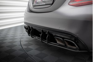 Street Pro Rear Diffuser Mercedes-AMG C63 Sedan / Estate W205 Facelift - Black