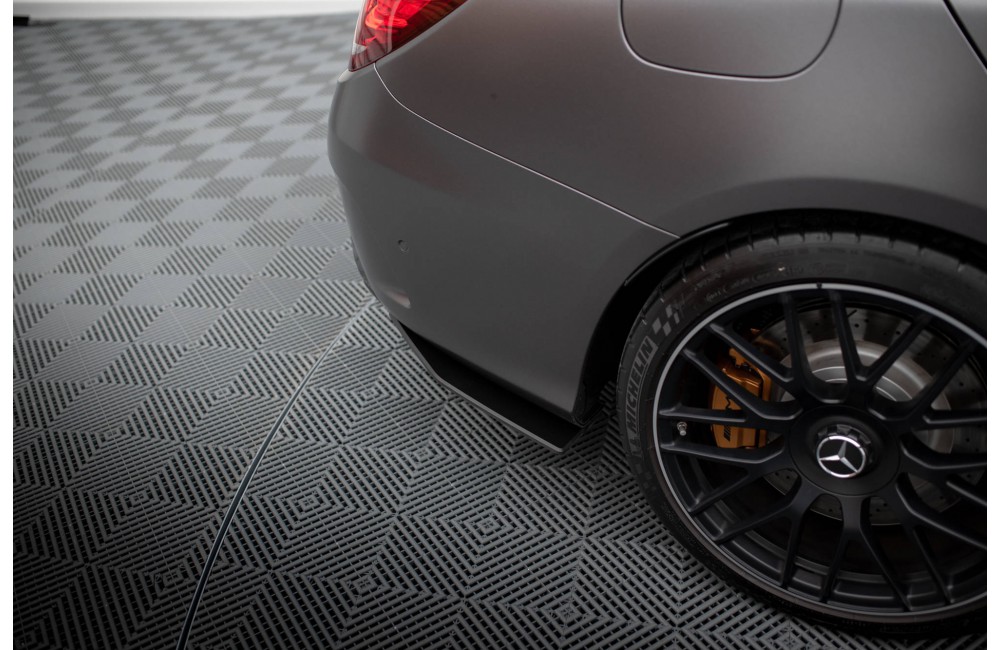 Street Pro Rear Side Splitters Mercedes-AMG C63 Sedan / Estate W205 Facelift - Black Street Pro Rear Side Splitters Mercedes-AMG C63 Sedan / Estate W205 Facelift - Black