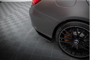 Street Pro Rear Side Splitters Mercedes-AMG C63 Sedan / Estate W205 Facelift - Black Street Pro Rear Side Splitters Mercedes-AMG C63 Sedan / Estate W205 Facelift - Black