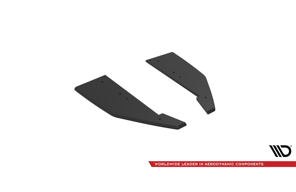 Street Pro Rear Side Splitters Mercedes-AMG C63 Sedan / Estate W205 Facelift - Black Street Pro Rear Side Splitters Mercedes-AMG C63 Sedan / Estate W205 Facelift - Black