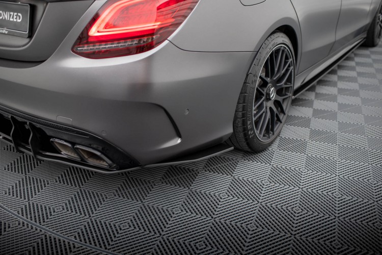 Street Pro Πίσω πλαϊνά splitter Mercedes-AMG C63 Sedan / Estate W205 Facelift