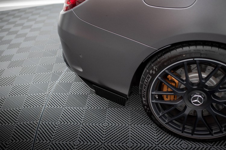 Street Pro Πίσω πλαϊνά splitter + Flaps Mercedes-AMG C63 Sedan / Estate W205 Facelift
