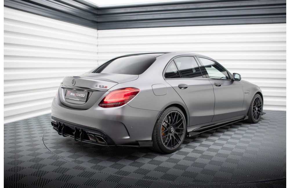 Rear Side Flaps Mercedes-AMG C63 Sedan / Estate W205 Facelift