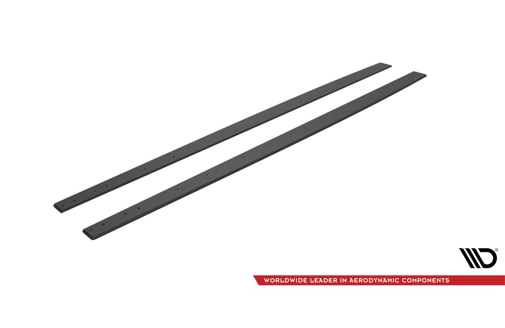 Street Pro Side Skirts Diffusers Mercedes-AMG C63 Sedan / Estate W205 Facelift - Black Street Pro Side Skirts Diffusers Mercedes-AMG C63 Sedan / Estate W205 Facelift - Black