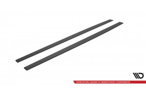 Street Pro Side Skirts Diffusers Mercedes-AMG C63 Sedan / Estate W205 Facelift - Black Street Pro Side Skirts Diffusers Mercedes-AMG C63 Sedan / Estate W205 Facelift - Black