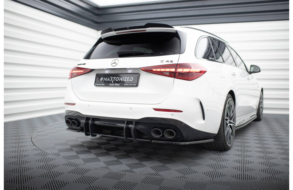 Street Pro Rear Diffuser Mercedes-AMG C 43 W206 - Black