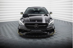Street Pro Front Splitter Mercedes-AMG CLA 45 Aero C117 Facelift - Black