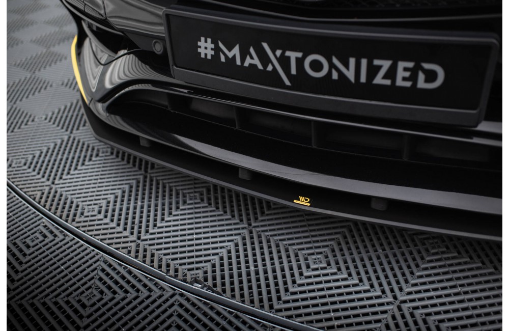 Street Pro Front Splitter Mercedes-AMG CLA 45 Aero C117 Facelift - Black