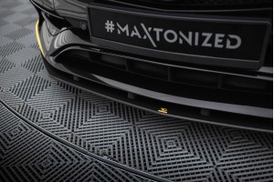 Street Pro Front Splitter Mercedes-AMG CLA 45 Aero C117 Facelift - Black