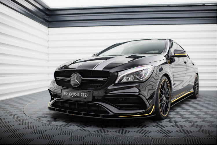 Street Pro Μπροστινή Splitter Mercedes-AMG CLA 45 Aero C117 Facelift
