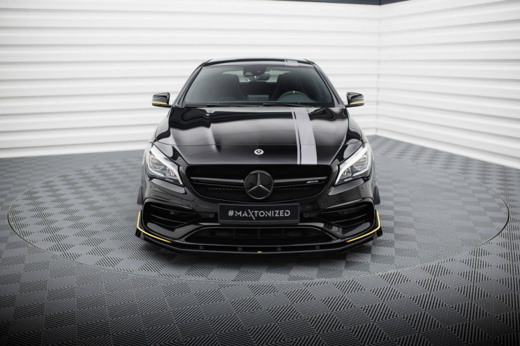 Street Pro Μπροστινή Splitter + Flaps Mercedes-AMG CLA 45 Aero C117 Facelift