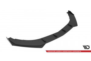 Street Pro Front Splitter + Flaps Mercedes-AMG CLA 45 Aero C117 Facelift - Black + Gloss Flaps
