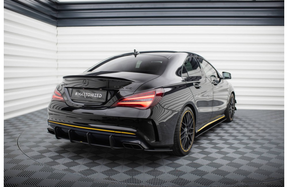 Street Pro Rear Diffuser Mercedes-AMG CLA 45 C117 Facelift - Black