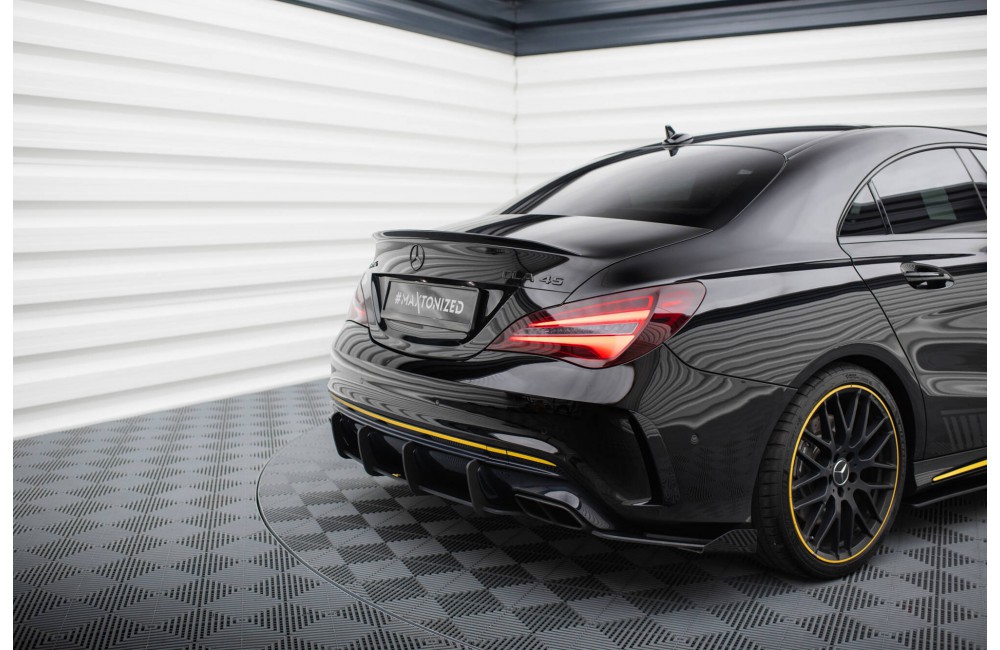 Street Pro Rear Diffuser Mercedes-AMG CLA 45 C117 Facelift - Black