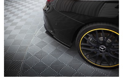 Street Pro Rear Side Splitters Mercedes-AMG CLA 45 C117 Facelift - Black
