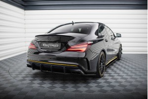 Street Pro Rear Side Splitters Mercedes-AMG CLA 45 C117 Facelift - Black Street Pro Rear Side Splitters Mercedes-AMG CLA 45 C117 Facelift - Black