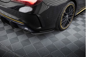 Street Pro Rear Side Splitters Mercedes-AMG CLA 45 C117 Facelift - Black Street Pro Rear Side Splitters Mercedes-AMG CLA 45 C117 Facelift - Black