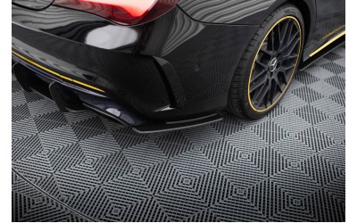 Street Pro Rear Side Splitters Mercedes-AMG CLA 45 C117 Facelift - Black