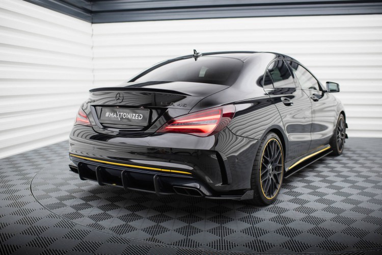 Street Pro Πίσω Πλευρικοί Splitters + Flaps Mercedes-AMG CLA 45 C117 Facelift