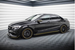 Street Pro Side Skirts Diffusers Mercedes-AMG CLA 45 C117 Facelift - Black Street Pro Side Skirts Diffusers Mercedes-AMG CLA 45 C117 Facelift - Black