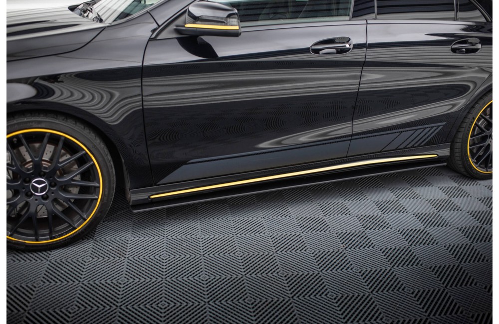 Street Pro Side Skirts Diffusers Mercedes-AMG CLA 45 C117 Facelift - Black Street Pro Side Skirts Diffusers Mercedes-AMG CLA 45 C117 Facelift - Black