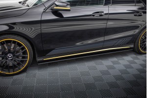 Street Pro Side Skirts Diffusers Mercedes-AMG CLA 45 C117 Facelift - Black Street Pro Side Skirts Diffusers Mercedes-AMG CLA 45 C117 Facelift - Black