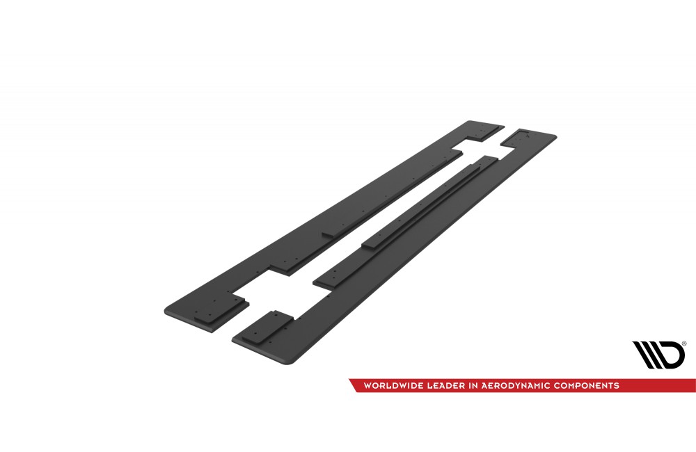 Street Pro Side Skirts Diffusers Mercedes-AMG CLA 45 C117 Facelift - Black Street Pro Side Skirts Diffusers Mercedes-AMG CLA 45 C117 Facelift - Black