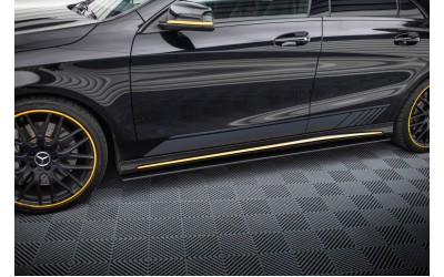 Street Pro Side Skirts Diffusers Mercedes-AMG CLA 45 C117 Facelift - Black