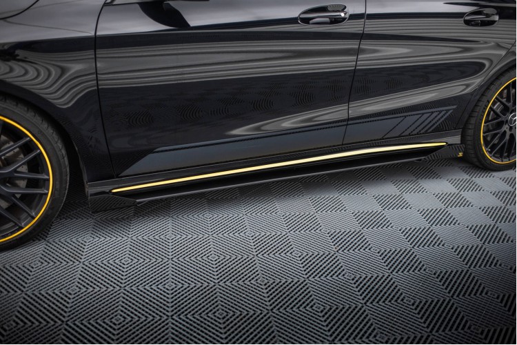 Street Pro Πλευρικά Σκίρτ Diffusers + Flaps Mercedes-AMG CLA 45 C117 Facelift