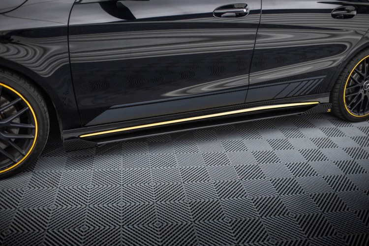 Street Pro Πλευρικά Σκίρτ Diffusers + Flaps Mercedes-AMG CLA 45 C117 Facelift