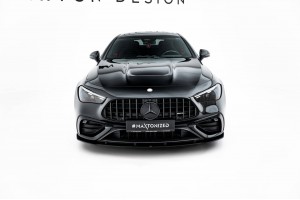 Street Pro Front Splitter Mercedes-AMG CLE 53 C236 - Black
