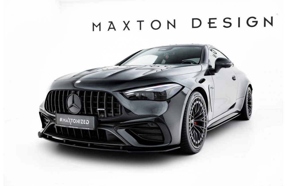 Street Pro Front Splitter Mercedes-AMG CLE 53 C236 - Black