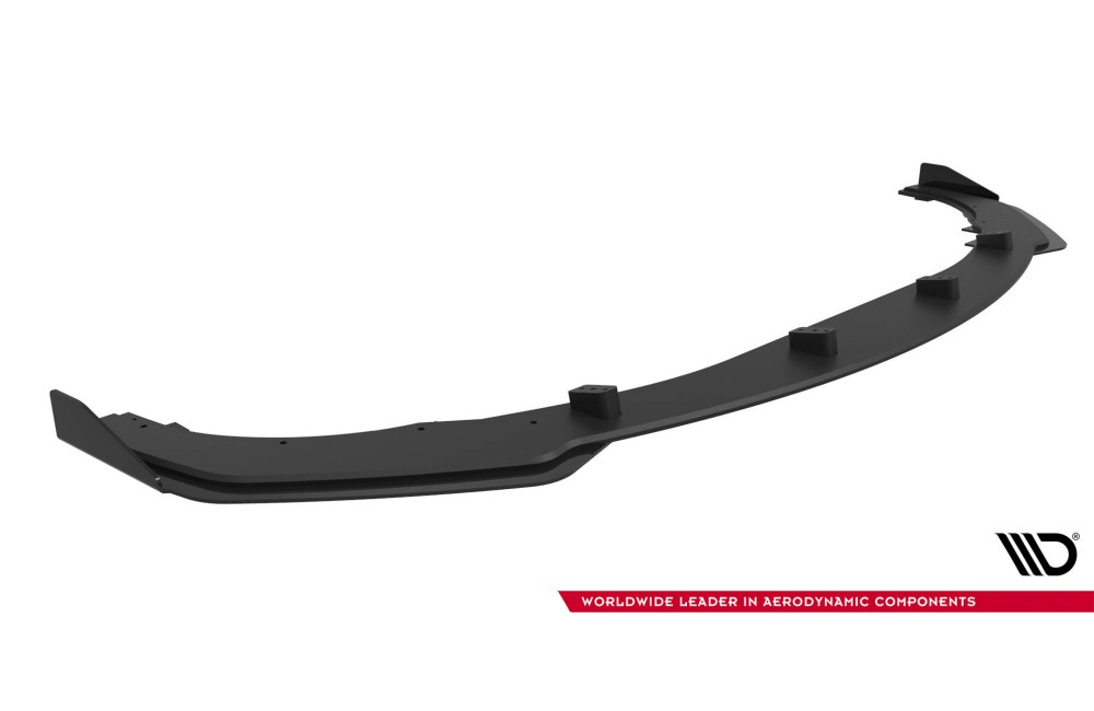 Street Pro Front Splitter + Flaps Mercedes-AMG CLE 53 C236 - Black + Gloss Flaps