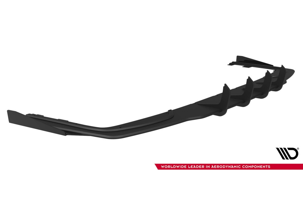 Street Pro Rear Diffuser + Flaps Mercedes-AMG CLE 53 C236 - Black + Gloss Flaps