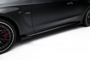 Street Pro Side Skirts Diffusers + Flaps Mercedes-AMG CLE 53 C236 - Black + Gloss Flaps Street Pro Side Skirts Diffusers + Flaps Mercedes-AMG CLE 53 C236 - Black + Gloss Flaps