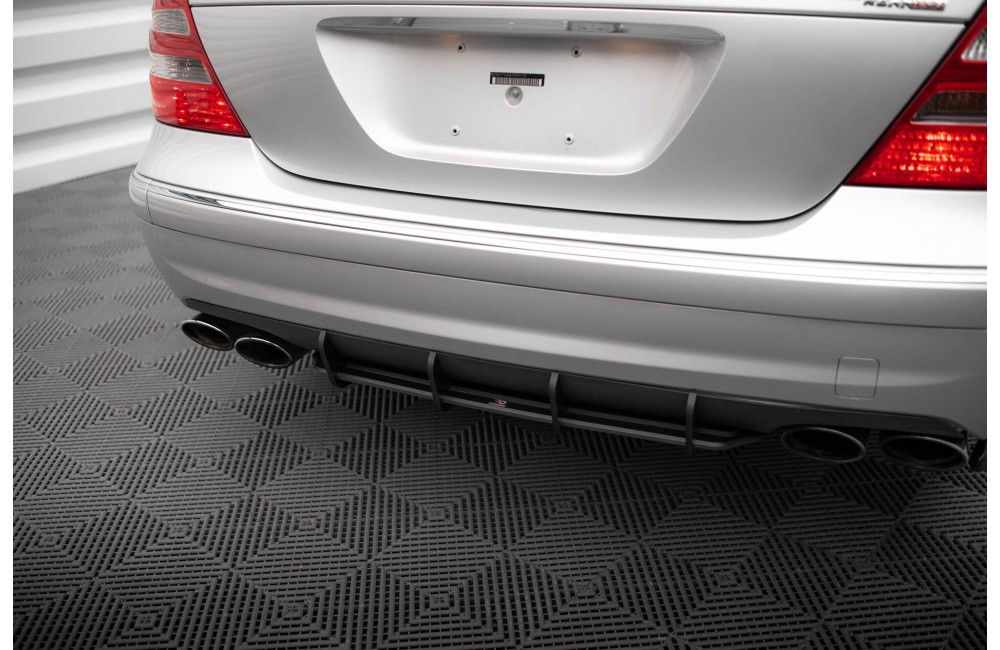 Street Pro Rear Diffuser Mercedes-Benz E 55 AMG W211 - Black